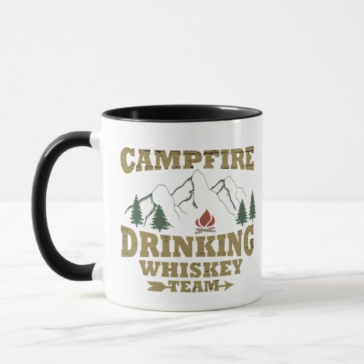 Whiskey citeert grappige camping camper gezegden mok (Links)