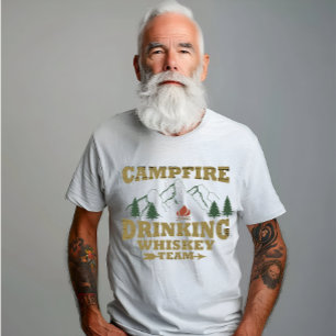 Whiskey citeert grappige camping camper gezegden t-shirt
