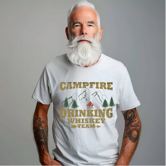 Whiskey citeert grappige camping camper gezegden t-shirt