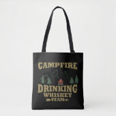 Whiskey citeert grappige camping camper gezegden tote bag (Voorkant)