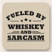 Whiskey citeert grappige drink alcoholische gezegd bier onderzetter (Voorkant)