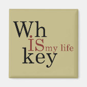 Whiskey citeert grappige drink alcoholische gezegd magneet (Voorkant)