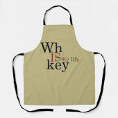 Whiskey citeert grappige drink alcoholische gezegd schort (Voorkant)