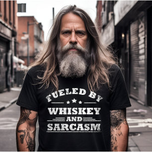 Whiskey citeert grappige drink alcoholische gezegd t-shirt