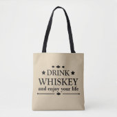 Whiskey citeert grappige drink alcoholische gezegd tote bag (Voorkant)