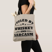 Whiskey citeert grappige drink alcoholische gezegd tote bag (Dichtbij)