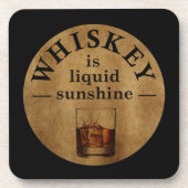 Whiskey citeert grappige drink gezegden bier onderzetter (Voorkant)