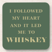 Whiskey citeert grappige drink gezegden bier onderzetter (Voorkant)