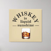 Whiskey citeert grappige drink gezegden canvas afdruk (Voorkant)