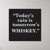 Whiskey citeert grappige drink gezegden canvas afdruk (Voorkant)