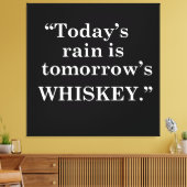 Whiskey citeert grappige drink gezegden canvas afdruk (Insitu (Woonkamer))