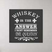 Whiskey citeert grappige drink gezegden canvas afdruk (Voorkant)