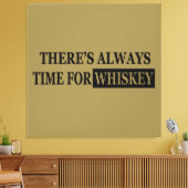 Whiskey citeert grappige drink gezegden canvas afdruk (Insitu (Woonkamer))