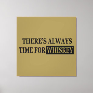 Whiskey citeert grappige drink gezegden canvas afdruk