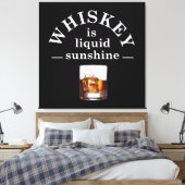 Whiskey citeert grappige drink gezegden canvas afdruk (Insitu (Slaapkamer))