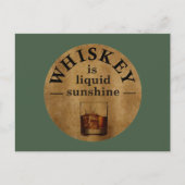 Whiskey citeert grappige drink gezegden feestdagenkaart (Voorkant)