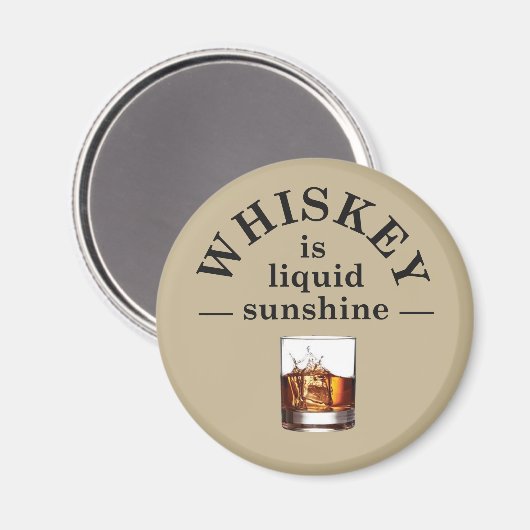 Whiskey citeert grappige drink gezegden magneet (Voorkant / Achterkant)