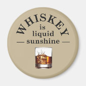 Whiskey citeert grappige drink gezegden magneet (Voorkant)