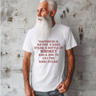 Whiskey citeert grappige drink gezegden t-shirt