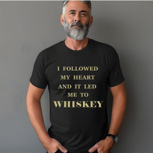 Whiskey citeert grappige drink gezegden t-shirt