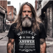 Whiskey citeert grappige drink gezegden t-shirt