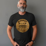 Whiskey citeert grappige drink gezegden t-shirt<br><div class="desc">Als je van grappige whisky citaten of geweldige humoristische design houdt, is deze originele whisky slogan iets voor jou. Het is een geweldig cadeau voor je familie, vrienden of jezelf! Dit ontwerp is ideaal voor iedereen die houdt van whisky sarcasme en humor. Als je van deze grappige whisky citaat houdt,...</div>