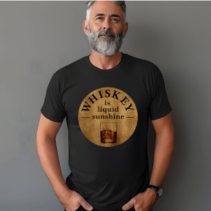 Whiskey citeert grappige drink gezegden t-shirt