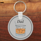 Whiskey Dad Key Ring Sleutelhanger (Voorkant)