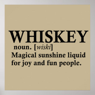 whiskey definitie whisky grappige citaten poster
