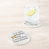 Whiskey Diet Zandsteen Onderzetter (Zijkant)