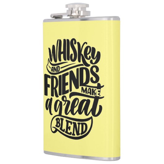 Whiskey en Friends Heupfles (Links)