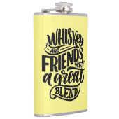 Whiskey en Friends Heupfles (Rechts)