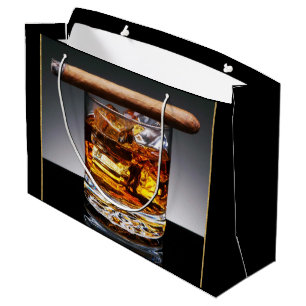 Whiskey en sigaar Mans Black Gold Classy Groot Cadeauzakje