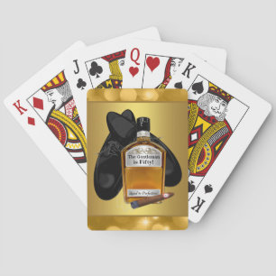 Whiskey en sigaar pokerkaartspel speelkaarten