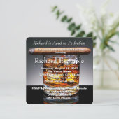 Whiskey- en sigaarverjaardagsfeestje kaart (Staand voorkant)