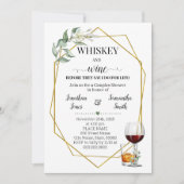 Whiskey en wijn voordat ik doe groen goud kaart (Voorkant)