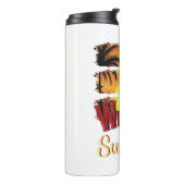 Whiskey en zonneschijn, Oranje zon Thermosbeker (Gedraaid links)