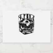 Whiskey Eye Likeurfles Etiket (Enkel label)