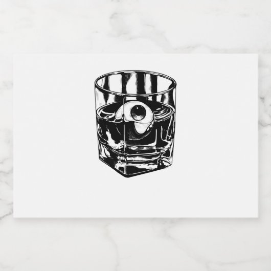 Whiskey Eye Likeurfles Etiket (Enkel label)