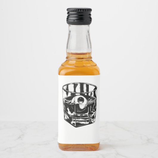 Whiskey Eye Likeurfles Etiket (Voorkant)