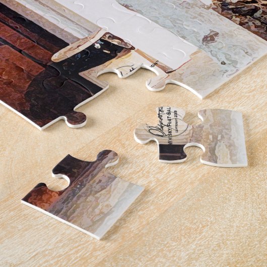 Whiskey Flat Saloon Gold Land Legpuzzel (Zijkant)