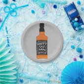 Whiskey Fles 21st Birthday Whiskey Lovers Papieren Bordje (Feest)