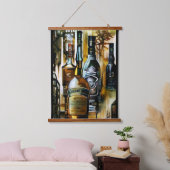 Whiskey-flessen Hangend Wandkleed (Slaapkamer)