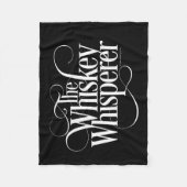 Whiskey Fluisteraar Fleece Deken (Voorkant)