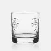 Whiskey gepersonaliseerde Monogram  look Whisky Glas (Links)