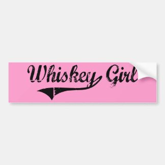 Whiskey Girl Bumpersticker