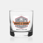 Whiskey Glas met Logo (Achterkant)