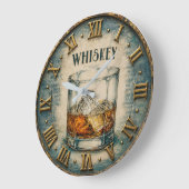 Whiskey Glass Bar Decor Grote Klok (Hoek)
