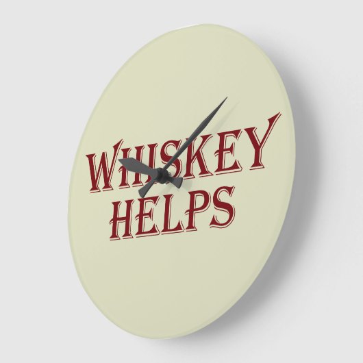Whiskey helpt grappige alcohol gezegden whisky cit grote klok (Hoek)