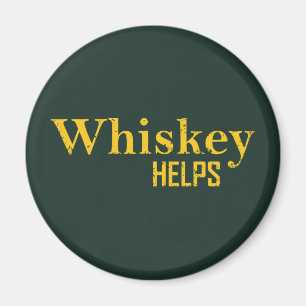 Whiskey helpt grappige alcohol gezegden whisky cit magneet